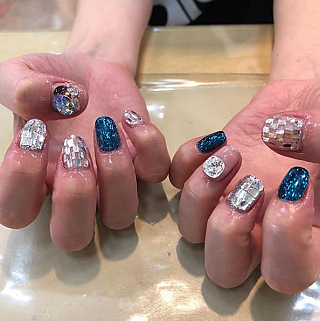 미러볼네일 thumbnail image